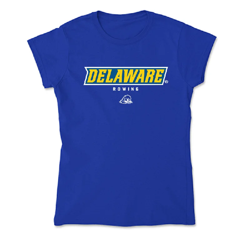 Delaware - NCAA Women's Rowing : Sophia Iorio - Soft Style Women’s T-Shirt-- Elasticated Padded Insulated Delaware - NCAA Women's Rowing : Sophia Iorio - Soft Style Women’s T-Shirt-- Elasticated Padded Insulated