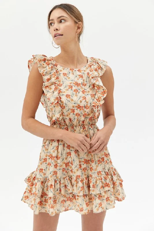 Zahari Mini Dress by MinkPink Stylish Floral Print Mini Dress