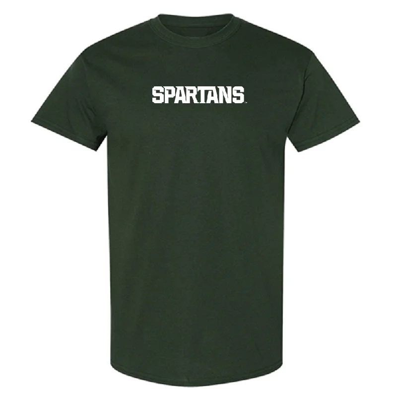 Michigan State - NCAA Women's Rowing : Taylor Peterson - Generic Shersey T-Shirt-- Zippered Front Buttoned Front Snap Front Michigan State - NCAA Women's Rowing : Taylor Peterson - Generic Shersey T-Shirt-- Zippered Front Buttoned Front Snap Front