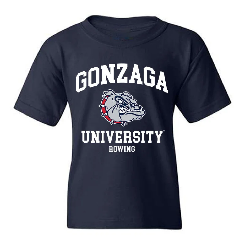 Gonzaga - NCAA Women's Rowing : Rylee Coney - Classic Shersey Youth T-Shirt-- Ribbed Striped Patterned Gonzaga - NCAA Women's Rowing : Rylee Coney - Classic Shersey Youth T-Shirt-- Ribbed Striped Patterned