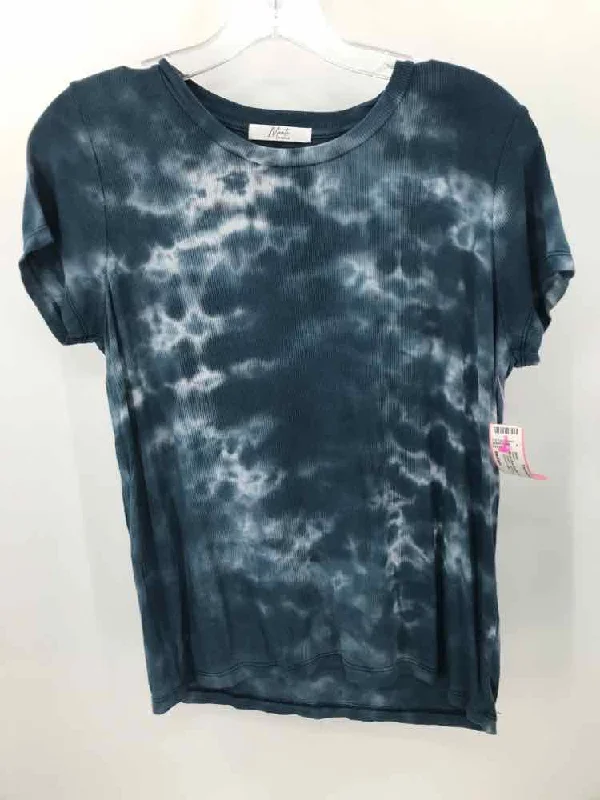 Pre-Owned Monte Blue Size Medium T-shirt-- Oversized T-Shirt Spandex breathable