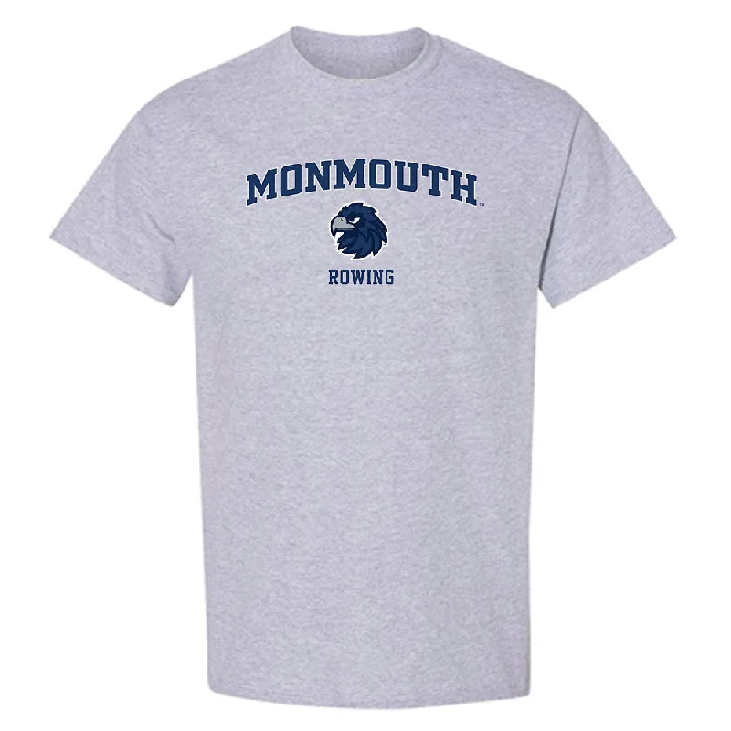 Monmouth - NCAA Women's Rowing : Audrey Copeland - Classic Shersey T-Shirt-- Satin Blend Silk Blend Wool Blend Monmouth - NCAA Women's Rowing : Audrey Copeland - Classic Shersey T-Shirt-- Satin Blend Silk Blend Wool Blend