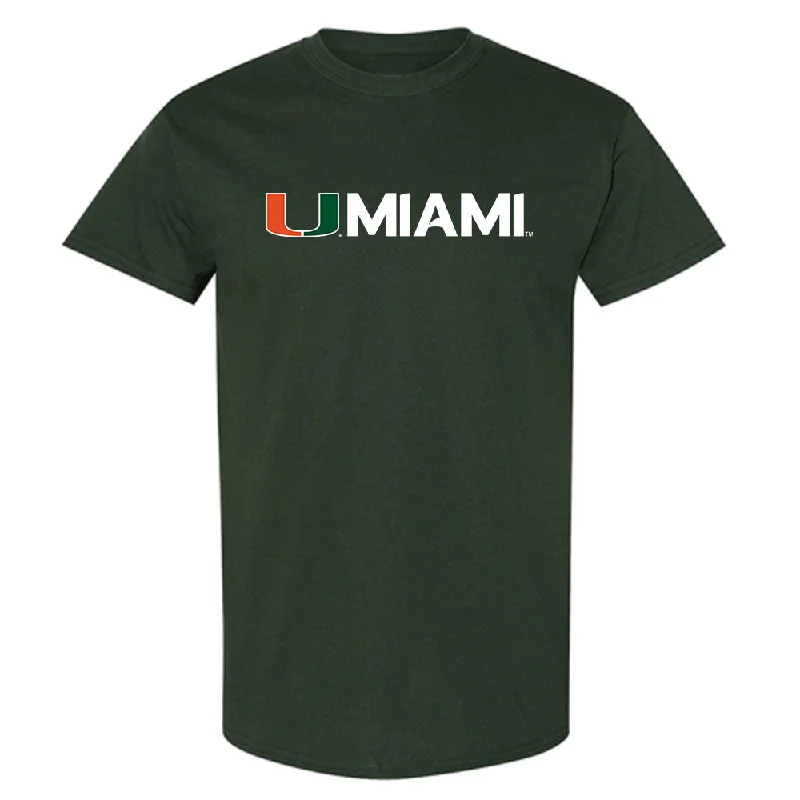 Miami - NCAA Women's Rowing : Abby Evans - Classic Shersey T-Shirt-- Ribbed Striped Patterned Miami - NCAA Women's Rowing : Abby Evans - Classic Shersey T-Shirt-- Ribbed Striped Patterned