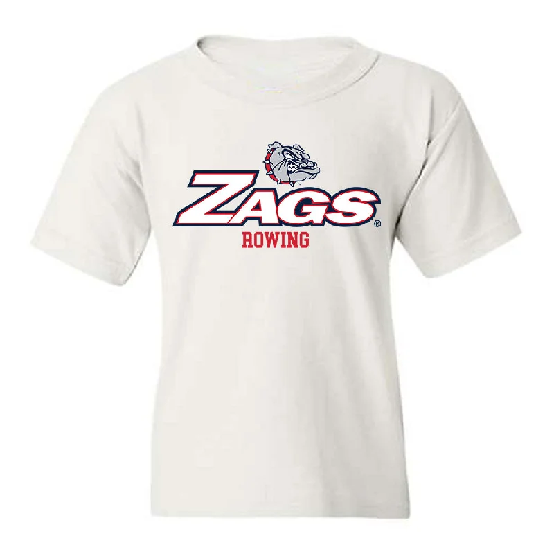 Gonzaga - NCAA Women's Rowing : Alli Krilich - Classic Shersey Youth T-Shirt-- Mesh Fabric Canvas Fabric Denim Fabric Gonzaga - NCAA Women's Rowing : Alli Krilich - Classic Shersey Youth T-Shirt-- Mesh Fabric Canvas Fabric Denim Fabric