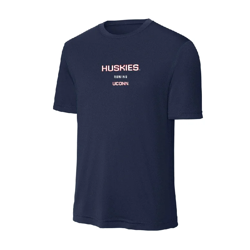UConn - NCAA Women's Rowing : Megan Donaghy - Activewear T-Shirt-- Modern Contemporary Chic UConn - NCAA Women's Rowing : Megan Donaghy - Activewear T-Shirt-- Modern Contemporary Chic