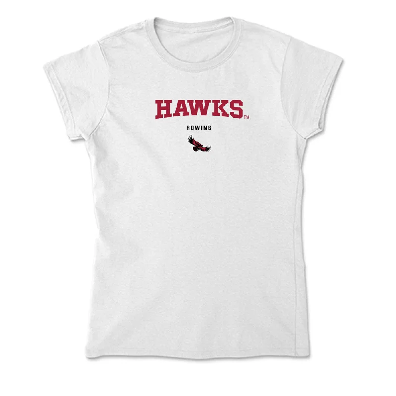 St. Joe's - NCAA Women's Rowing : Evie Holder - Soft Style Women’s T-Shirt-- Rayon Fabric Velvet Fabric Corduroy Fabric