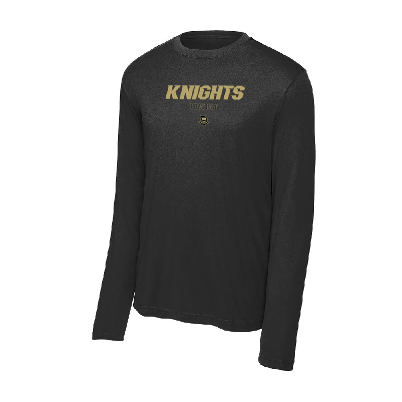 Central Florida - NCAA Women's Rowing : Makayla Baxley - Activewear Long Sleeve T-Shirt-- Fleece Nylon Spandex Central Florida - NCAA Women's Rowing : Makayla Baxley - Activewear Long Sleeve T-Shirt-- Fleece Nylon Spandex
