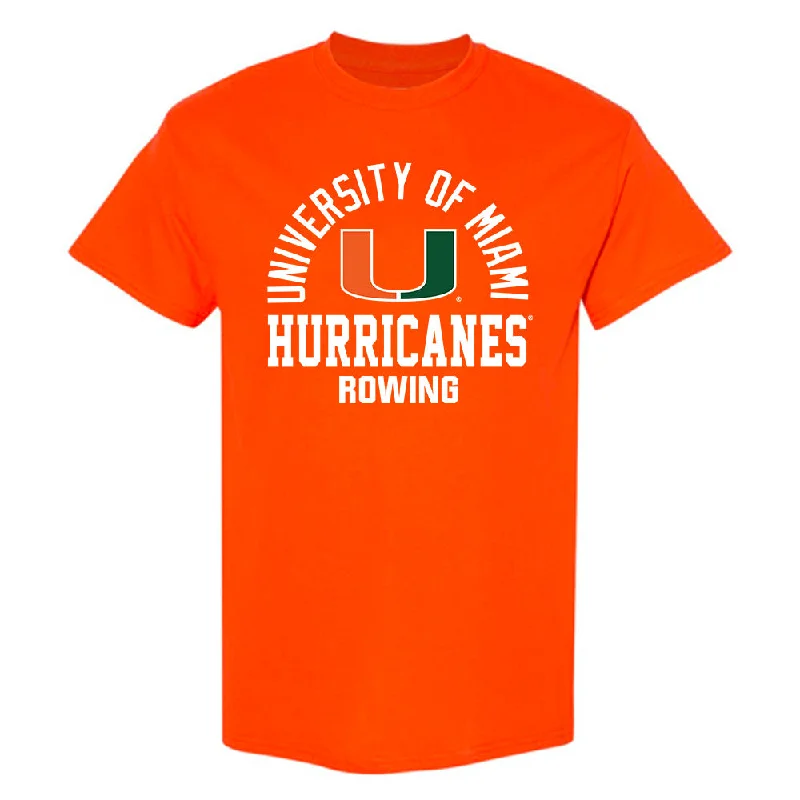 Miami - NCAA Women's Rowing : Abby Evans - Classic Shersey T-Shirt-- Jersey Fabric Tulle Fabric Batik Fabric Miami - NCAA Women's Rowing : Abby Evans - Classic Shersey T-Shirt-- Jersey Fabric Tulle Fabric Batik Fabric