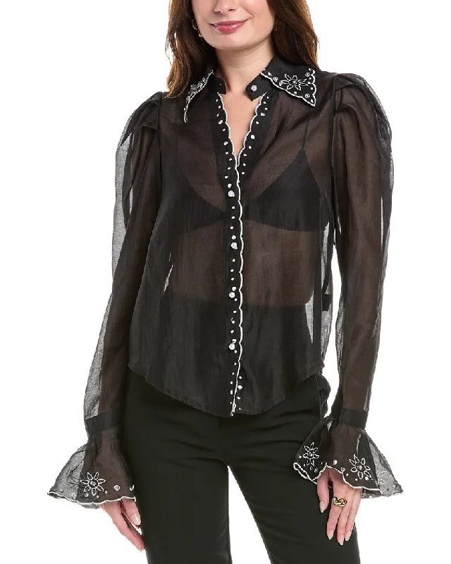 Beulah Blouse Relaxed Fit Blouse