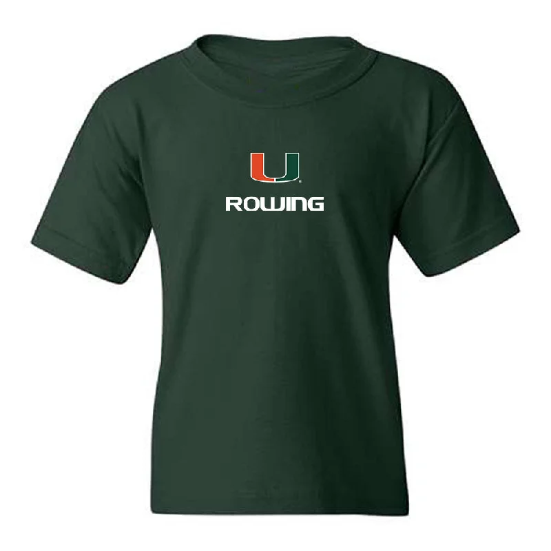 Miami - NCAA Women's Rowing : Abby Evans - Classic Shersey Youth T-Shirt-- Satin Blend Silk Blend Wool Blend Miami - NCAA Women's Rowing : Abby Evans - Classic Shersey Youth T-Shirt-- Satin Blend Silk Blend Wool Blend