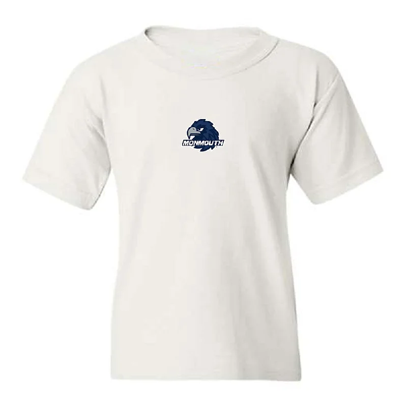 Monmouth - NCAA Women's Rowing : Audrey Copeland - Classic Shersey Youth T-Shirt-- Collared Crew Neck Turtle Neck Monmouth - NCAA Women's Rowing : Audrey Copeland - Classic Shersey Youth T-Shirt-- Collared Crew Neck Turtle Neck