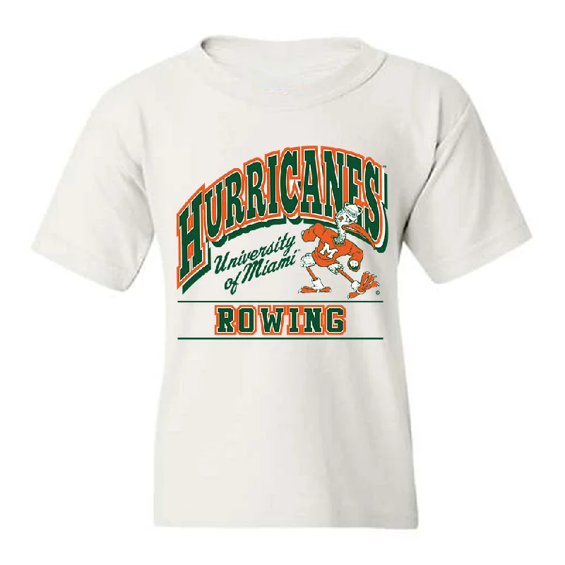 Miami - NCAA Women's Rowing : Abby Evans - Classic Shersey Youth T-Shirt-- Chenille Fabric Brocade Fabric Lace Fabric Miami - NCAA Women's Rowing : Abby Evans - Classic Shersey Youth T-Shirt-- Chenille Fabric Brocade Fabric Lace Fabric