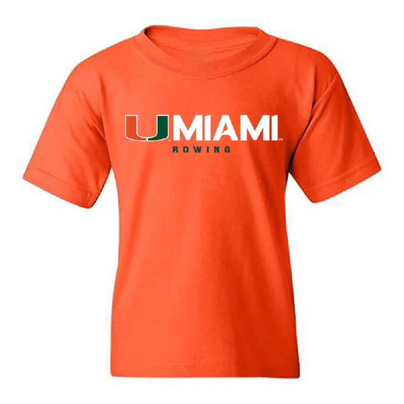 Miami - NCAA Women's Rowing : Abby Evans - Classic Shersey Youth T-Shirt-- Mesh Blend Leather Blend Suede Blend Miami - NCAA Women's Rowing : Abby Evans - Classic Shersey Youth T-Shirt-- Mesh Blend Leather Blend Suede Blend