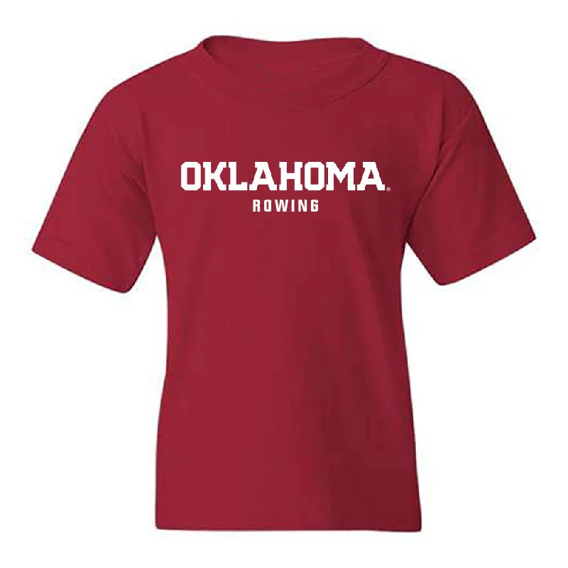 Oklahoma - NCAA Women's Rowing : Kennedy Stewart - Classic Shersey Youth T-Shirt-- Lace Blend Ribbed Blend Corduroy Blend Oklahoma - NCAA Women's Rowing : Kennedy Stewart - Classic Shersey Youth T-Shirt-- Lace Blend Ribbed Blend Corduroy Blend