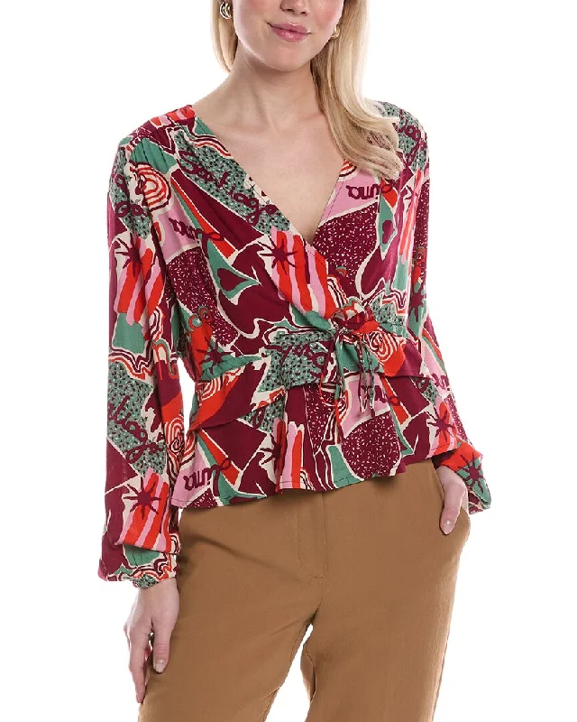 Anna Kay Kazina Blouse Textured Cotton Blouse