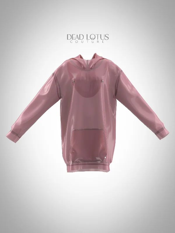 SHAME Oversized Hoodie Hoodie with Full-Zip Functional Layering