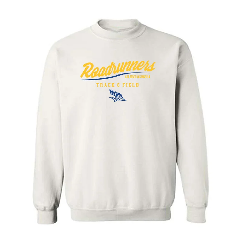 CSU Bakersfield - NCAA Women's Track & Field : Ariana Yates - Classic Shersey Crewneck Sweatshirt Hoodie with Patch Decorative Personalized CSU Bakersfield - NCAA Women's Track & Field : Ariana Yates - Classic Shersey Crewneck Sweatshirt Hoodie with Patch Decorative Personalized