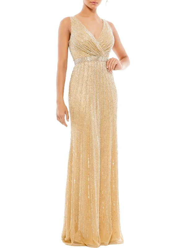 Womens Beaded Maxi Evening Dress Tunics Summer linen