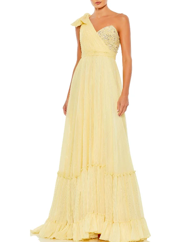 Womens Embellished Long Evening Dress Tunics Prom sequined