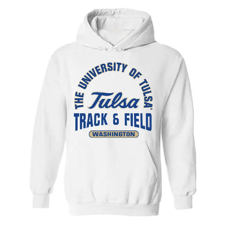 Tulsa - NCAA Women's Track & Field : Gabbie Washington - Classic Fashion Shersey Hooded Sweatshirt Oversized Hoodie Comfort Casual Tulsa - NCAA Women's Track & Field : Gabbie Washington - Classic Fashion Shersey Hooded Sweatshirt Oversized Hoodie Comfort Casual