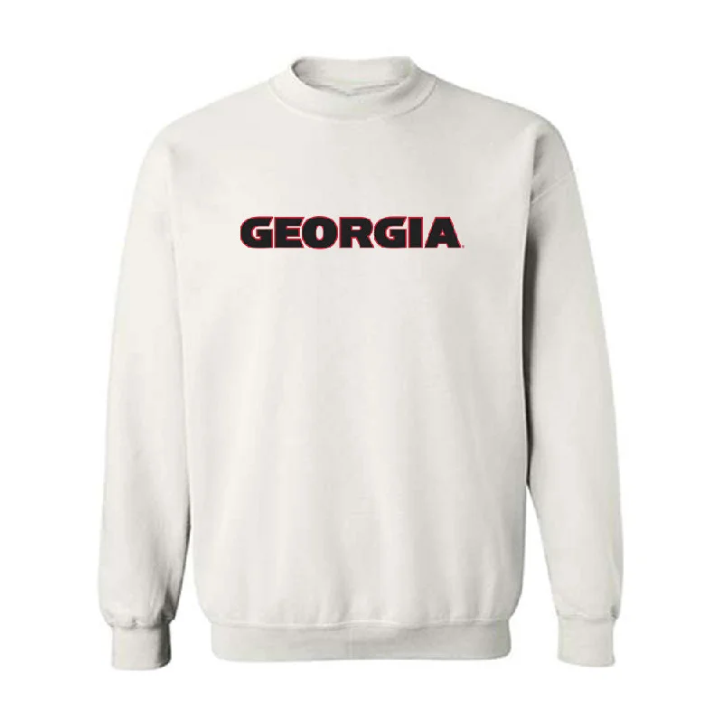 Georgia - NCAA Women's Track & Field : T'oni Birden - Classic Shersey Crewneck Sweatshirt Hoodie with Metallic Shiny Futuristic Georgia - NCAA Women's Track & Field : T'oni Birden - Classic Shersey Crewneck Sweatshirt Hoodie with Metallic Shiny Futuristic