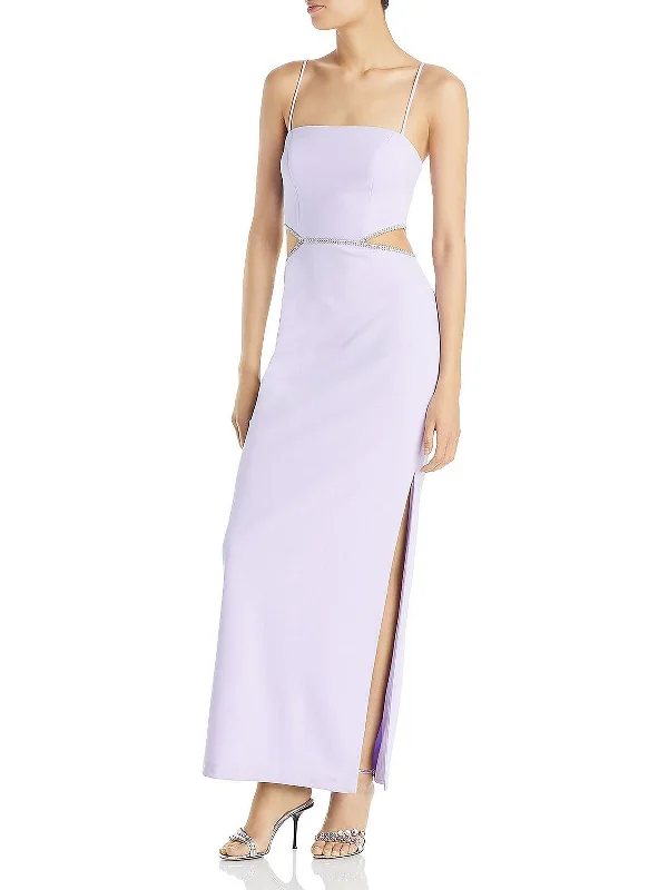 Womens Embellished Maxi Evening Dress Tunics Wedding white