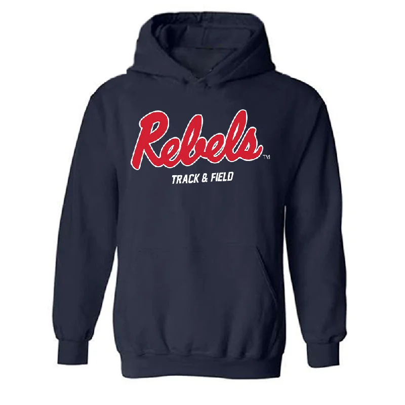 Ole Miss - NCAA Women's Track & Field : Akaomachukwu Odeluga - Replica Shersey Hooded Sweatshirt Hoodie Jacket Zipper Layering Ole Miss - NCAA Women's Track & Field : Akaomachukwu Odeluga - Replica Shersey Hooded Sweatshirt Hoodie Jacket Zipper Layering