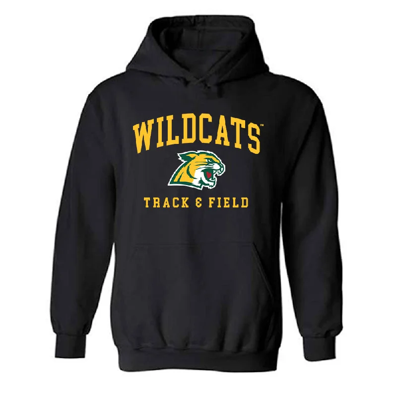 Northern Michigan - NCAA Women's Track & Field : Madelyn Rasmussen - Classic Shersey Hooded Sweatshirt Hoodie with Embroidery Detailed Premium Northern Michigan - NCAA Women's Track & Field : Madelyn Rasmussen - Classic Shersey Hooded Sweatshirt Hoodie with Embroidery Detailed Premium
