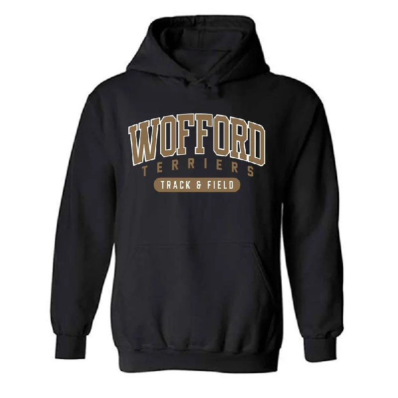 Wofford - NCAA Women's Track & Field : Lilly-Frances Buffington - Classic Shersey Hooded Sweatshirt Hoodie with Tied Waist Feminine Flattering