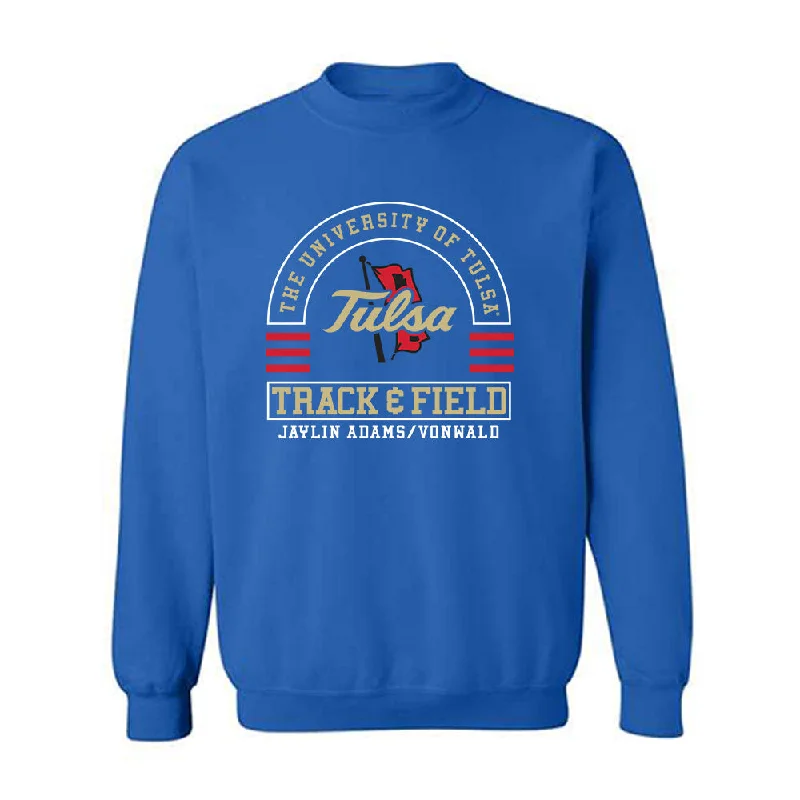 Tulsa - NCAA Women's Track & Field : Jaylin Adams/Vonwald - Classic Fashion Shersey Crewneck Sweatshirt Hoodie with Magnetic Closure Innovative Modern Tulsa - NCAA Women's Track & Field : Jaylin Adams/Vonwald - Classic Fashion Shersey Crewneck Sweatshirt Hoodie with Magnetic Closure Innovative Modern