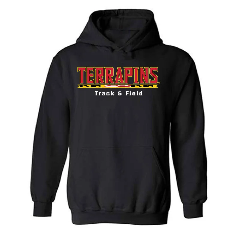 Maryland - NCAA Women's Track & Field : Victoria Teasley - Classic Shersey Hooded Sweatshirt Hoodie with Ribbed Hem Stretchable Secure Maryland - NCAA Women's Track & Field : Victoria Teasley - Classic Shersey Hooded Sweatshirt Hoodie with Ribbed Hem Stretchable Secure