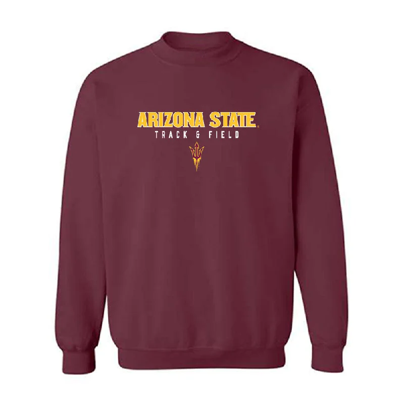 Arizona State - NCAA Women's Track & Field : Lauren Brown - Classic Shersey Crewneck Sweatshirt Hoodie with Drawstring Waist Adjustable Fitted Arizona State - NCAA Women's Track & Field : Lauren Brown - Classic Shersey Crewneck Sweatshirt Hoodie with Drawstring Waist Adjustable Fitted