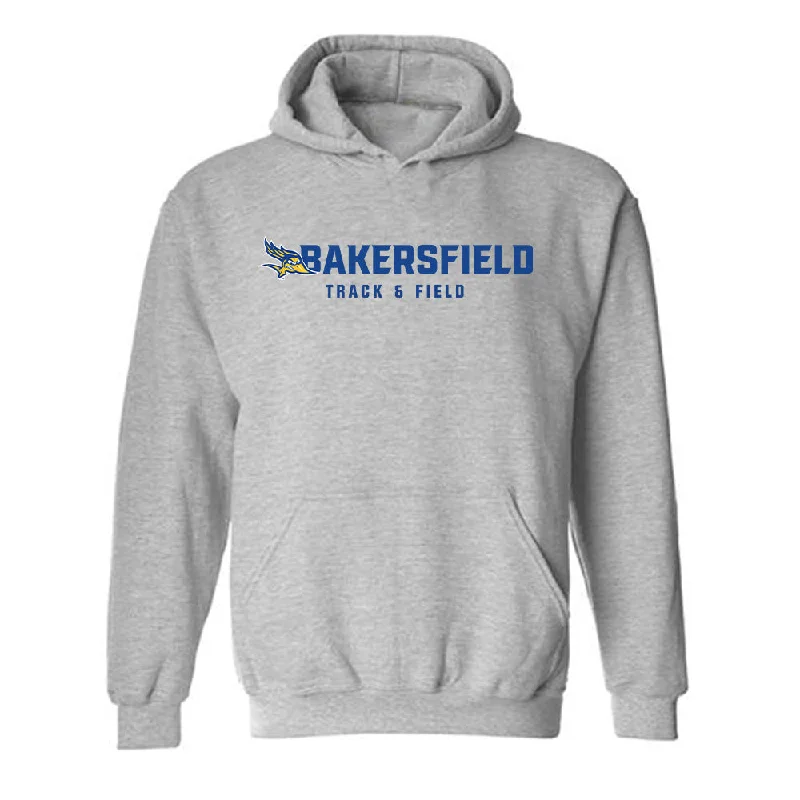 CSU Bakersfield - NCAA Women's Track & Field : Ariana Yates - Classic Shersey Hooded Sweatshirt Hoodie with Embroidery Detailed Premium CSU Bakersfield - NCAA Women's Track & Field : Ariana Yates - Classic Shersey Hooded Sweatshirt Hoodie with Embroidery Detailed Premium