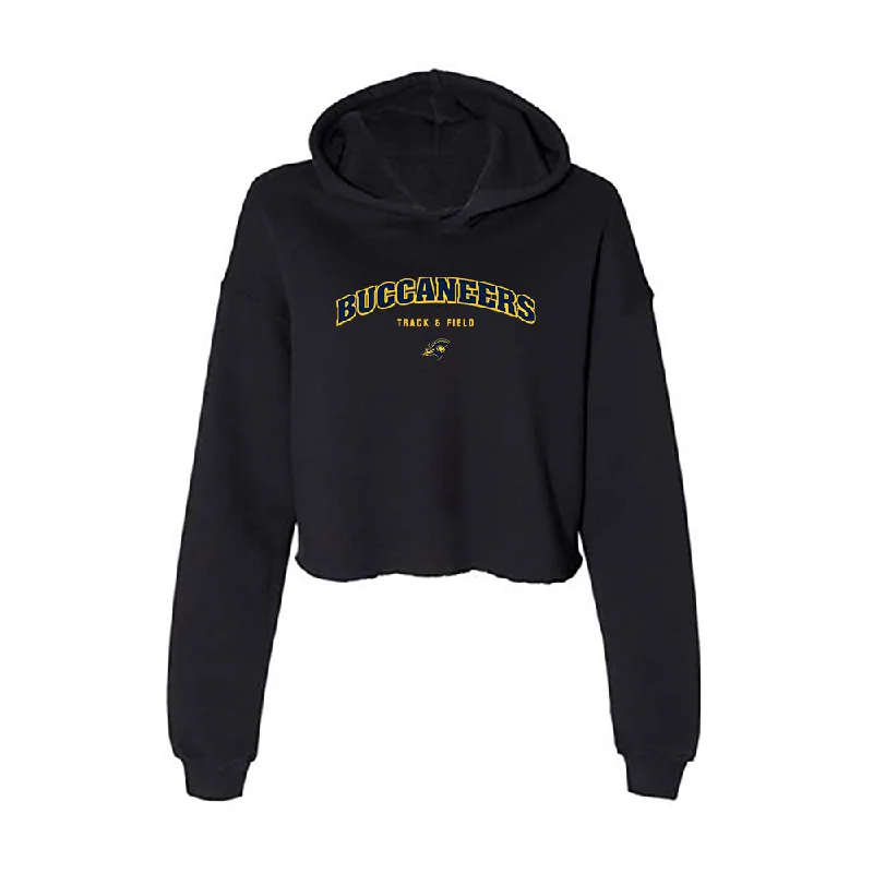 East Tennessee State - NCAA Women's Track & Field : Lexi Carter - Women's Crop Fleece Hoodie Hoodie with Pattern Geometric Abstract East Tennessee State - NCAA Women's Track & Field : Lexi Carter - Women's Crop Fleece Hoodie Hoodie with Pattern Geometric Abstract