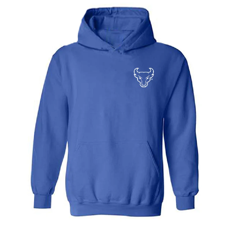 Buffalo - NCAA Women's Track & Field : Alexia Jones - Hooded Sweatshirt Hoodie with Hood Adjustable Protection Buffalo - NCAA Women's Track & Field : Alexia Jones - Hooded Sweatshirt Hoodie with Hood Adjustable Protection