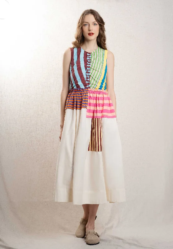 Dress Sleeveless Gathered Dress Ilana Craie Turtleneck Warm Winter