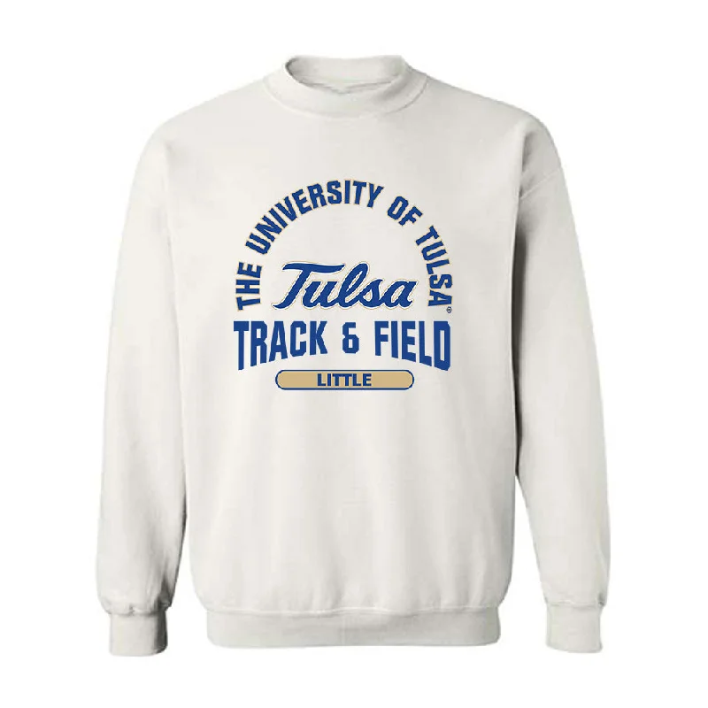 Tulsa - NCAA Women's Track & Field : Anaya Little - Classic Fashion Shersey Crewneck Sweatshirt Hoodie with Ribbed Neckline Snug Warm Tulsa - NCAA Women's Track & Field : Anaya Little - Classic Fashion Shersey Crewneck Sweatshirt Hoodie with Ribbed Neckline Snug Warm