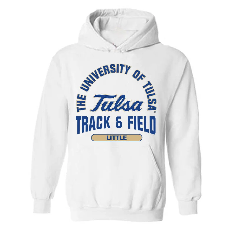 Tulsa - NCAA Women's Track & Field : Anaya Little - Classic Fashion Shersey Hooded Sweatshirt Hoodie with Front Slit Layering Stylish Tulsa - NCAA Women's Track & Field : Anaya Little - Classic Fashion Shersey Hooded Sweatshirt Hoodie with Front Slit Layering Stylish