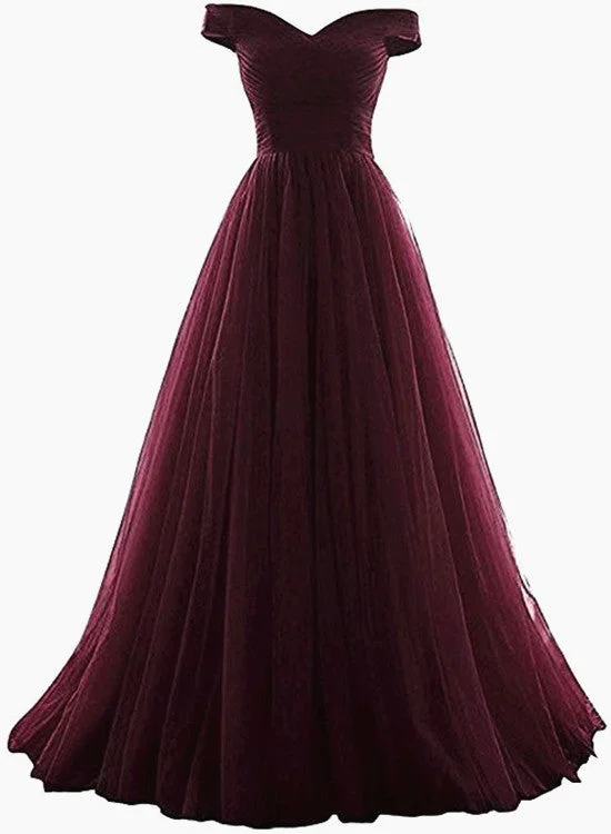 Beautiful Tulle Sweetheart Floor Length Formal Dress , Cute Party Dresses sweetheart Neckline Romantic Beautiful Tulle Sweetheart Floor Length Formal Dress , Cute Party Dresses sweetheart Neckline Romantic