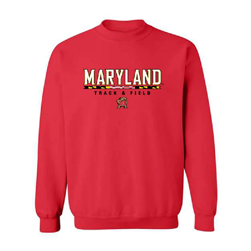 Maryland - NCAA Women's Track & Field : Victoria Teasley - Classic Shersey Crewneck Sweatshirt Hoodie with Gradient Ombre Colorful Maryland - NCAA Women's Track & Field : Victoria Teasley - Classic Shersey Crewneck Sweatshirt Hoodie with Gradient Ombre Colorful
