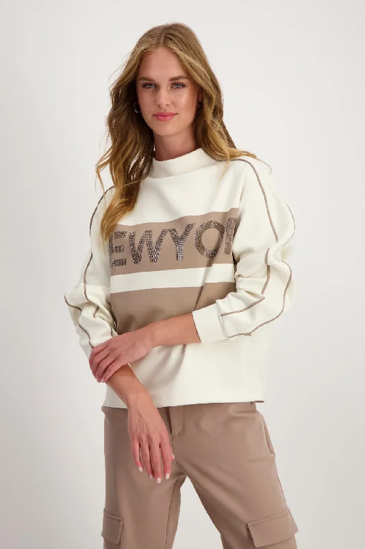 Sweatshirt, marshmallow Hoodie with Strings Custom Fit Adjustable