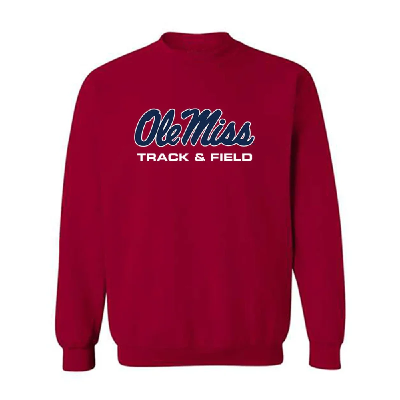Ole Miss - NCAA Women's Track & Field : Akaomachukwu Odeluga - Classic Shersey Crewneck Sweatshirt Cotton Hoodie Fleece Lining Warmth Ole Miss - NCAA Women's Track & Field : Akaomachukwu Odeluga - Classic Shersey Crewneck Sweatshirt Cotton Hoodie Fleece Lining Warmth