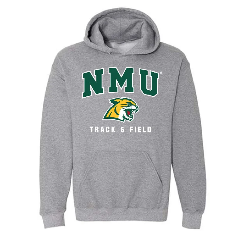 Northern Michigan - NCAA Women's Track & Field : Madelyn Rasmussen - Hooded Sweatshirt Hoodie with Strings Custom Fit Adjustable Northern Michigan - NCAA Women's Track & Field : Madelyn Rasmussen - Hooded Sweatshirt Hoodie with Strings Custom Fit Adjustable