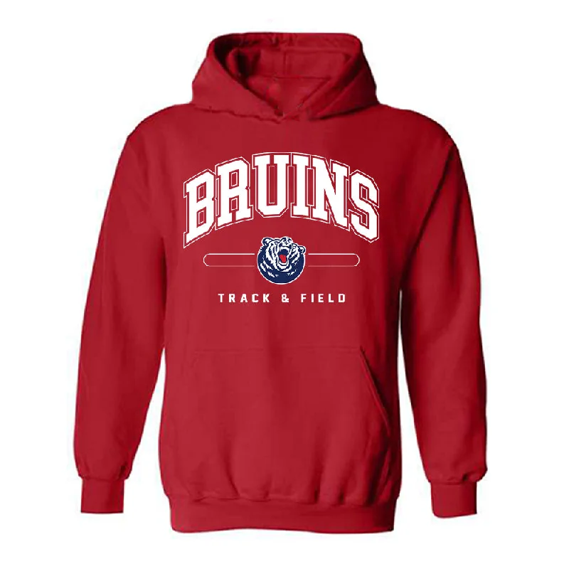 Belmont - NCAA Women's Track & Field : Kaitlyn Thorne - Classic Shersey Hooded Sweatshirt Hoodie with Exposed Zipper Edgy Industrial Belmont - NCAA Women's Track & Field : Kaitlyn Thorne - Classic Shersey Hooded Sweatshirt Hoodie with Exposed Zipper Edgy Industrial