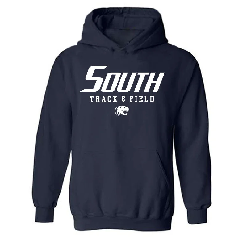South Alabama - NCAA Women's Track & Field : Morgan Mathews - Classic Shersey Hooded Sweatshirt Hoodie with Tied Waist Feminine Flattering