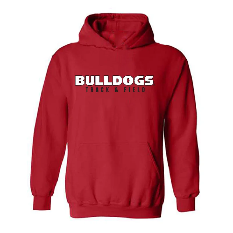 Georgia - NCAA Women's Track & Field : Danah Nembhard - Classic Shersey Hooded Sweatshirt Hoodie with Typography Text Message Georgia - NCAA Women's Track & Field : Danah Nembhard - Classic Shersey Hooded Sweatshirt Hoodie with Typography Text Message