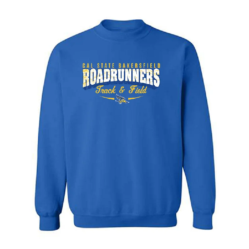 CSU Bakersfield - NCAA Women's Track & Field : Ariana Yates - Classic Shersey Crewneck Sweatshirt Hoodie with Thumb Holes Functional Cozy CSU Bakersfield - NCAA Women's Track & Field : Ariana Yates - Classic Shersey Crewneck Sweatshirt Hoodie with Thumb Holes Functional Cozy