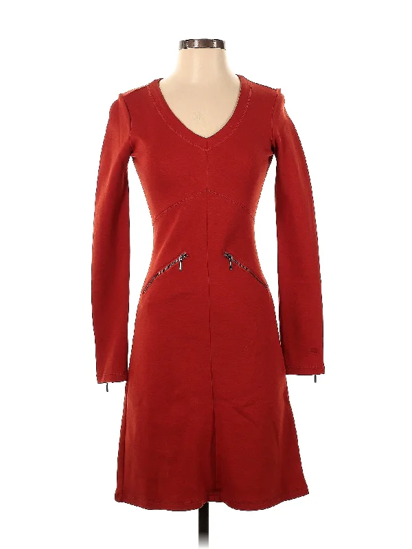Casual Dress Square Neckline Feminine