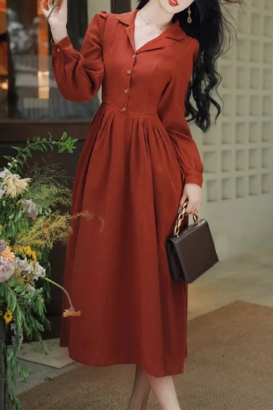 maxi fit and flare womens long sleeves dresses 4861 Tunics Silk luxurious