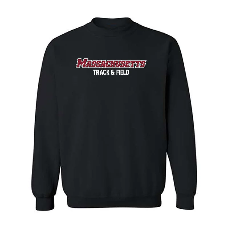 UMass - NCAA Women's Track & Field : Leila Metres - Classic Shersey Crewneck Sweatshirt Hoodie with Velcro Closure Adjustable Secure UMass - NCAA Women's Track & Field : Leila Metres - Classic Shersey Crewneck Sweatshirt Hoodie with Velcro Closure Adjustable Secure